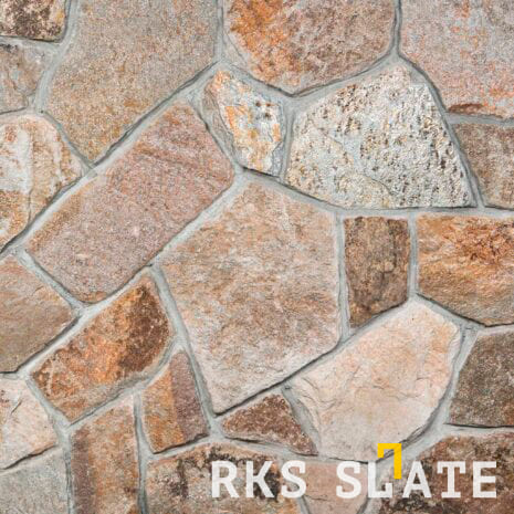 Облицовочный камень для фасада RKS SLATE Beige Qartzt Loose