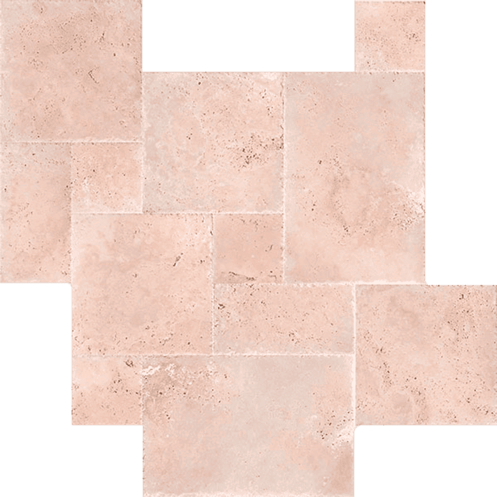 Натуральная плитка из травертина Ivory French Pattern лучшее для интерьера и экстерьера — RKS SLATE 