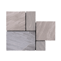 Плитка из природного песчаника Belgian Grey лучшее для мощения дорожек — RKS SLATE 