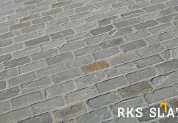 Брусчатка RKS Slate Belgian Grey 100х100 мм