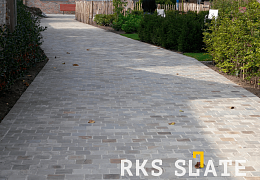 Брусчатка RKS Slate Belgian Grey 100х100 мм