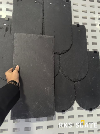 Кровельный сланец Charcoal 400x200 мм — угольная черепица для крыши в Калининграде