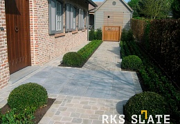 Брусчатка RKS Slate Belgian Grey 100х100 мм