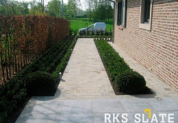 Брусчатка RKS Slate Belgian Grey 100х100 мм