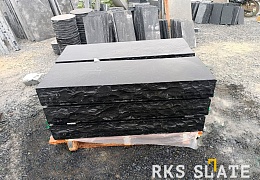 Бордюр (поребрик) из камня, Belgian Black, колотый, 50х1000 мм