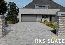 Брусчатка RKS Slate Belgian Grey 100х100 мм